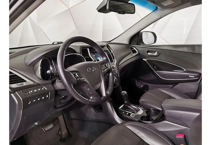 Hyundai Santa Fe 2.2 CRDi AWD 8AT (200 л.с.) High-Tech Exclusive Черный в АВИЛОН. Слайд №19