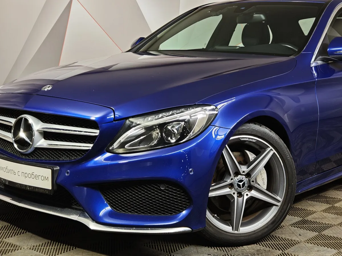 Mercedes-Benz C-Класс C 180 7G-Tronic Plus (150 л.с.) Синий в АВИЛОН. Слайд №10