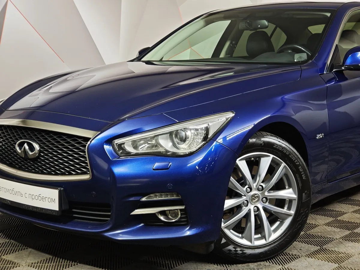 Infiniti Q50 2.0 T AT (211 л.с.) Синий в АВИЛОН. Слайд №10