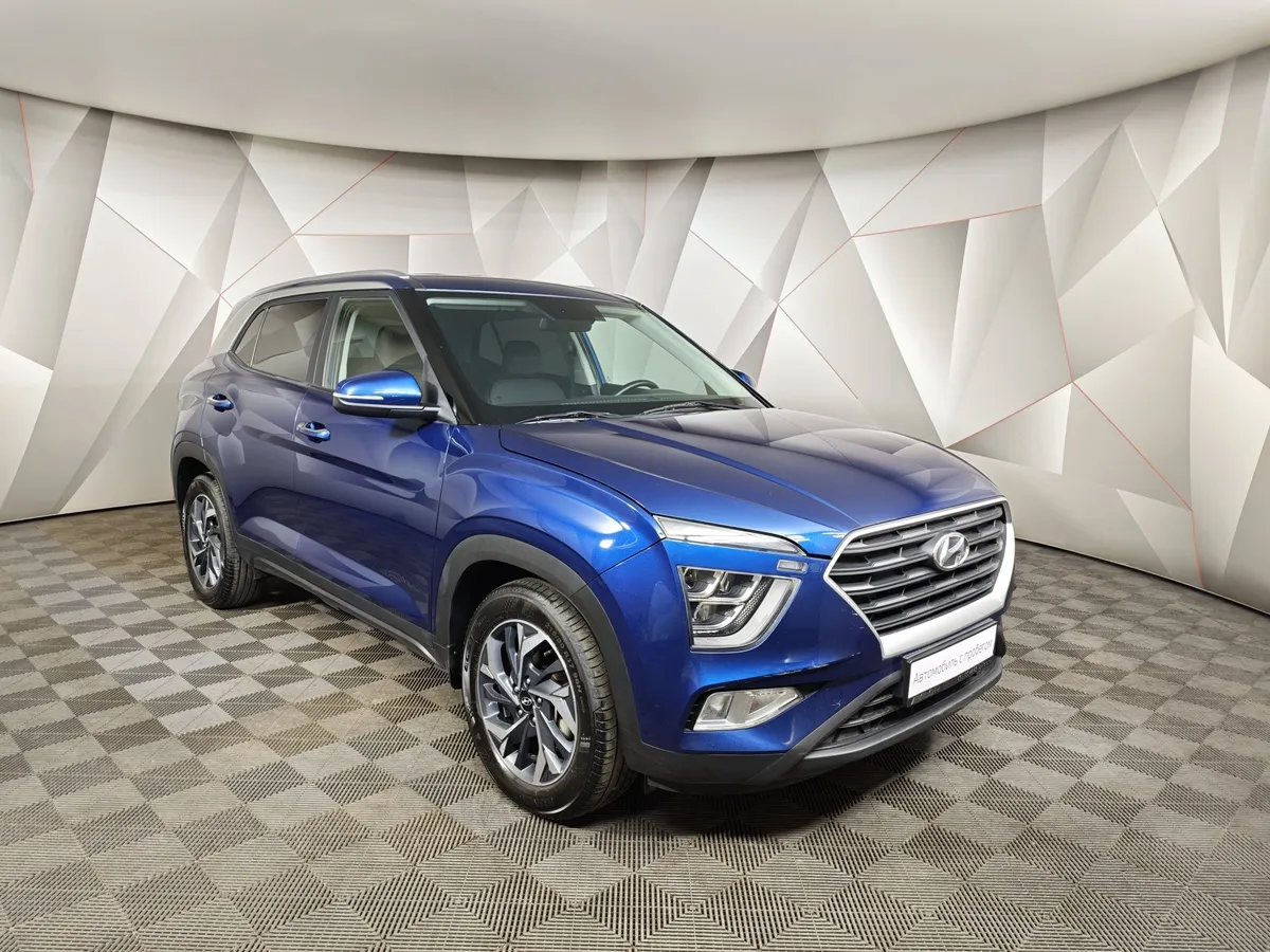 Hyundai Creta 1.6 AT 4WD (121 л.с.) Family Синий в АВИЛОН. Слайд №3