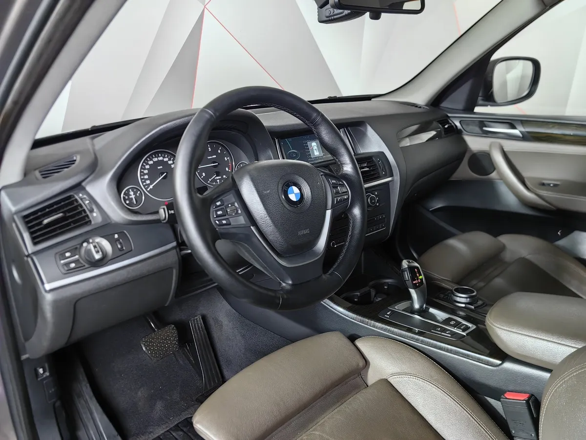 BMW X3 xDrive20d AT (184 л.с.) Base Локальная сборка Коричневый в АВИЛОН. Слайд №12