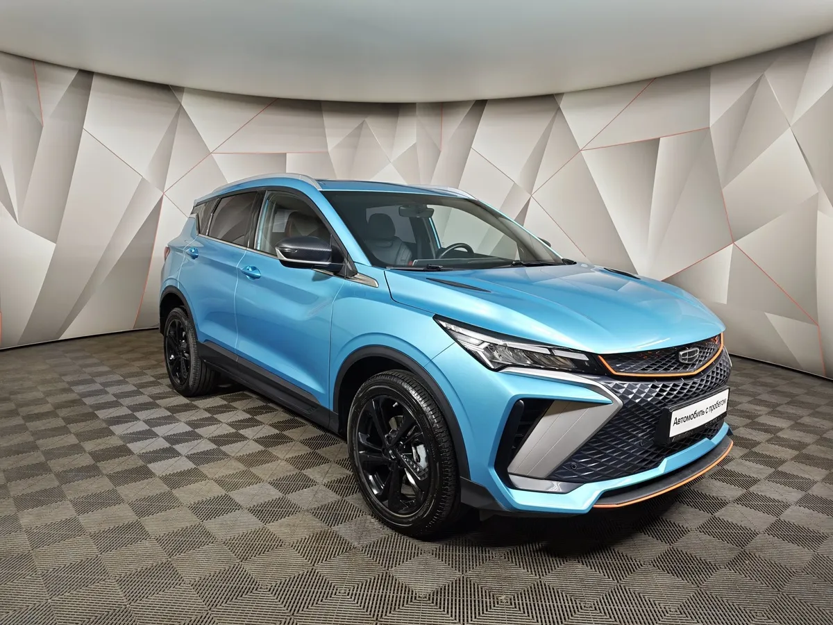 Geely Coolray 1.5T 7DCT 2WD (150 л.с.) Luxury Синий в АВИЛОН. Слайд №3