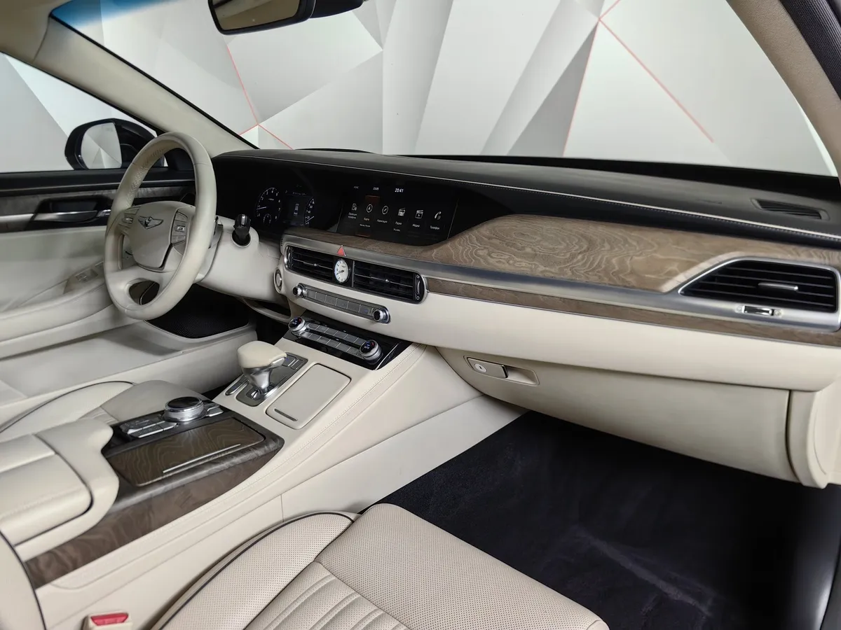 Genesis G90 3.8 GDI AT AWD (309 л.с.) Elite Черный в АВИЛОН. Слайд №13
