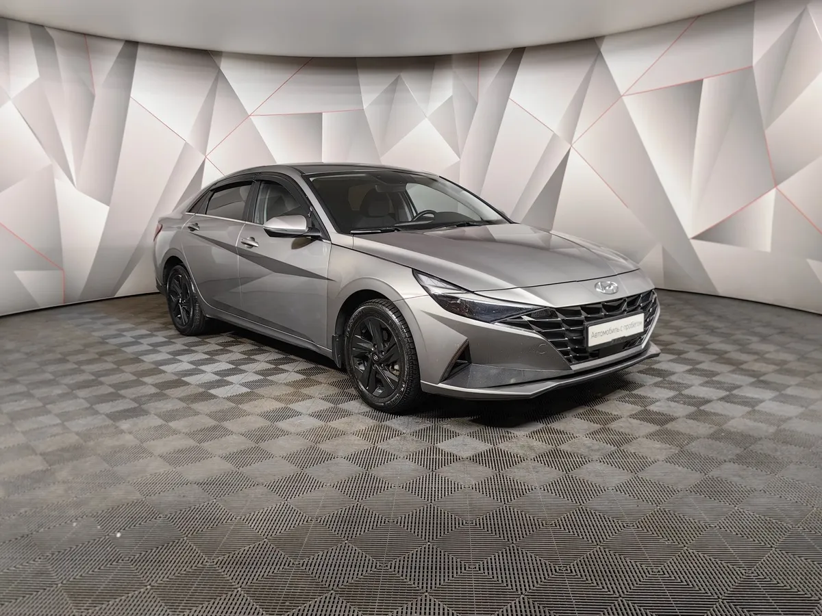 Hyundai Elantra 1.6 AT (128 л.с.) Comfort Серый в АВИЛОН. Слайд №3