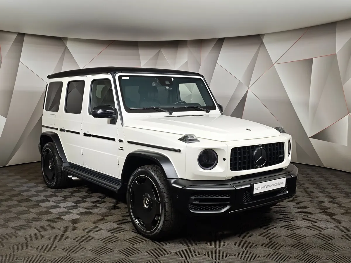 Mercedes-Benz G-Класс G 63 AMG Speedshift 4Matic (585 л.с.) Белый в АВИЛОН. Слайд №3