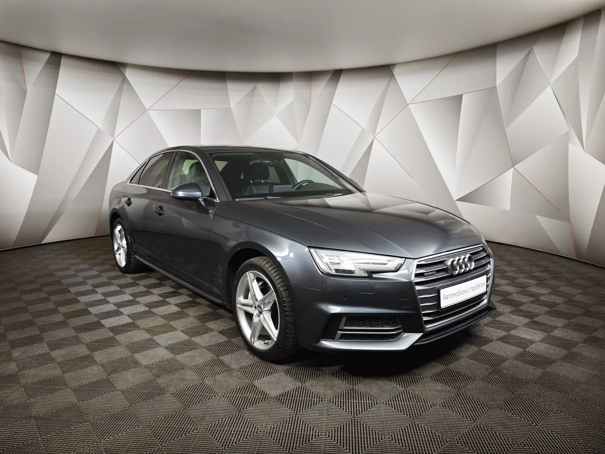 Audi A4 2.0 TDI S tronic quattro (190 л.с.) Черный в АВИЛОН. Слайд №3