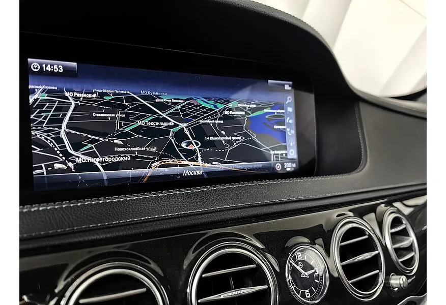 Mercedes-Benz S-Класс S 350 d 9G-Tronic 4Matic длинная база (249 л.с.) Черный в АВИЛОН. Слайд №22