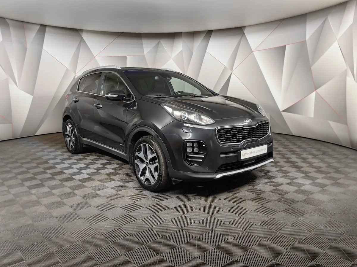 Kia Sportage 1.6 DCT 4WD (177 л.с.) GT Line Черный в АВИЛОН. Слайд №3