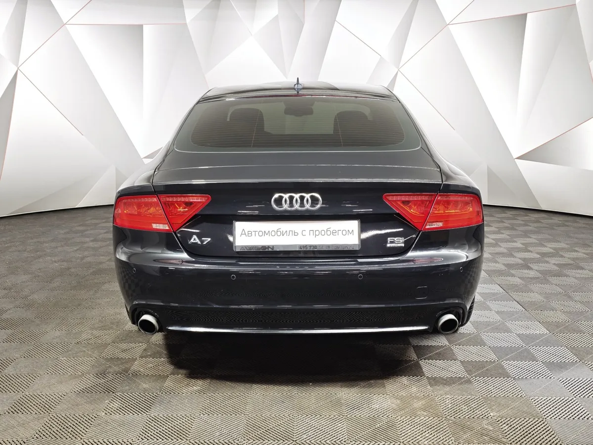 Audi A7 2.8 FSI S tronic quattro (204 л.с.) Черный в АВИЛОН. Слайд №8