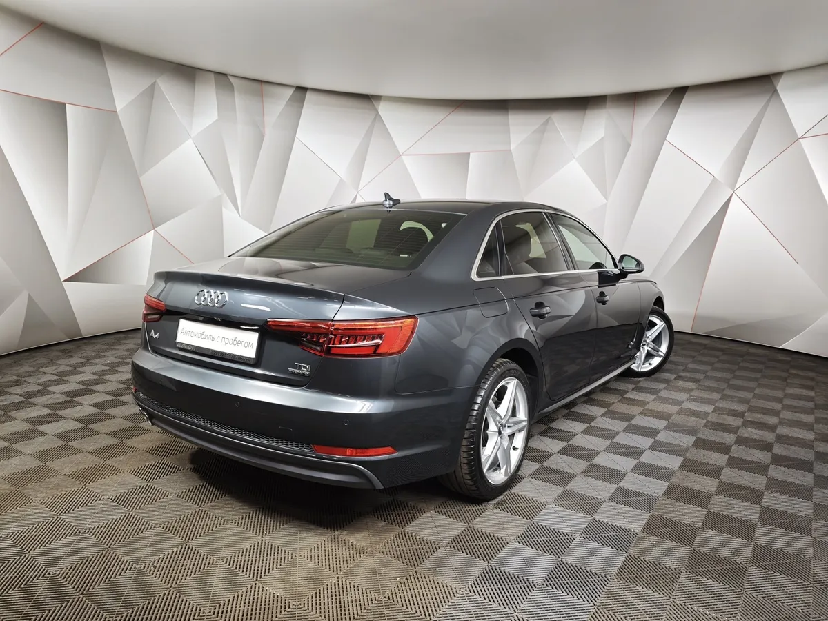 Audi A4 2.0 TDI S tronic quattro (190 л.с.) Черный в АВИЛОН. Слайд №2
