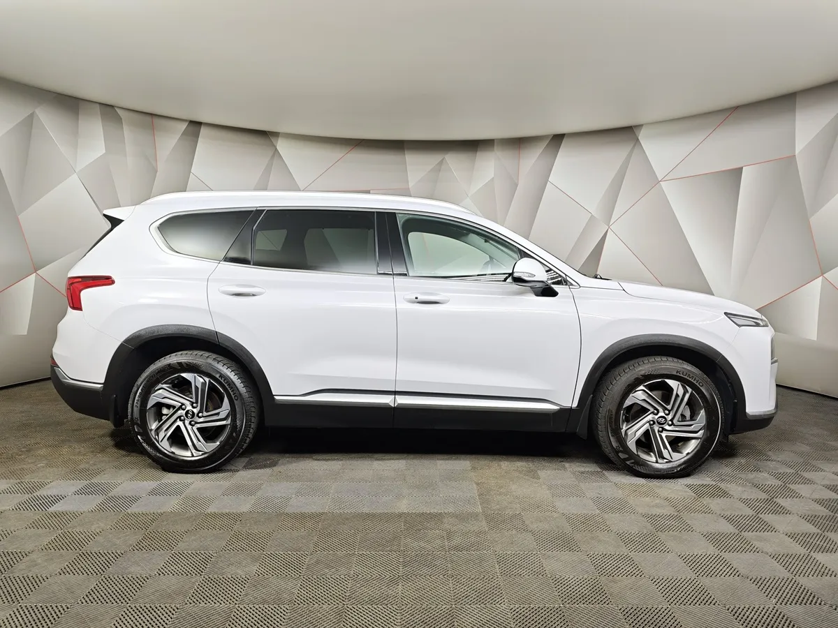 Hyundai Santa Fe 2.2 CRDi AWD 8AT (200 л.с.) Prestige Белый в АВИЛОН. Слайд №6