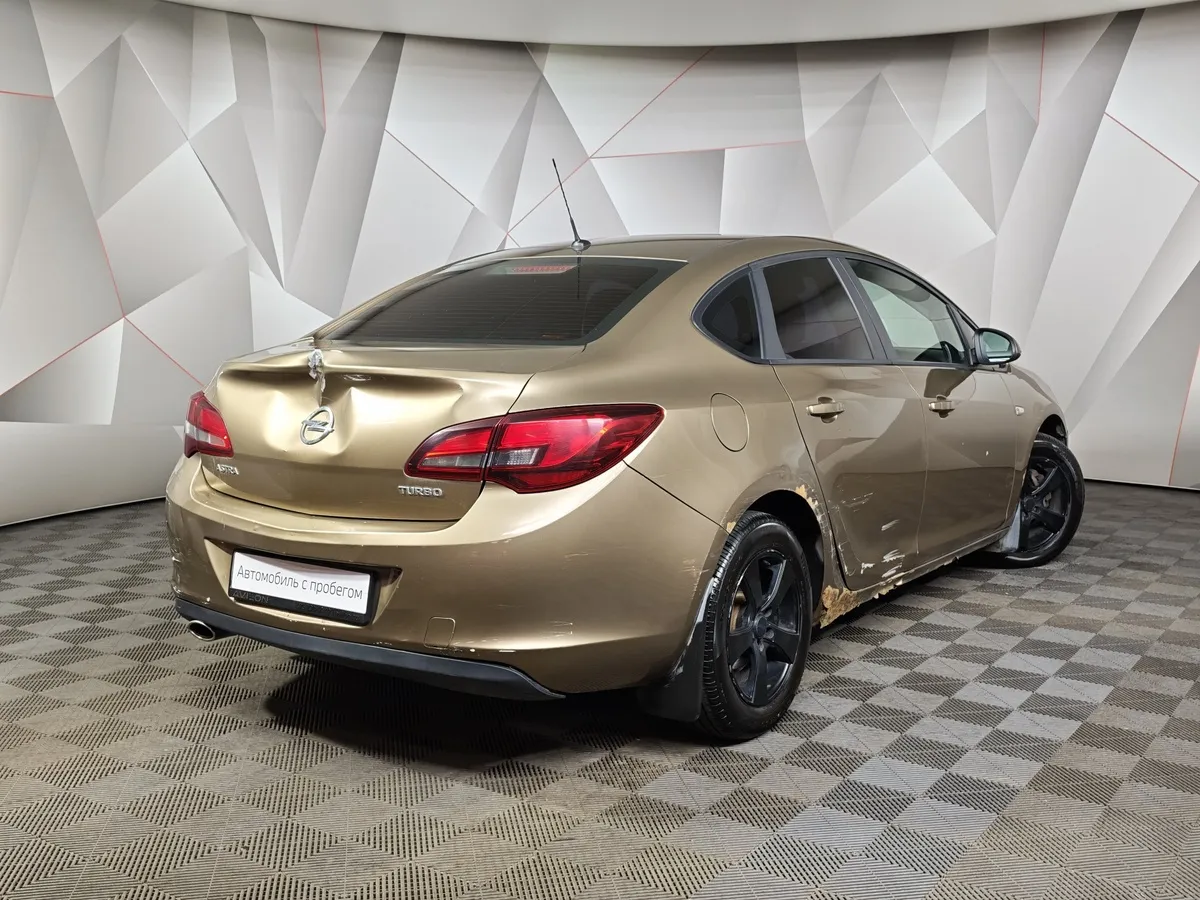 Opel Astra 1.4 Turbo AT (140 л.с.) Бежевый в АВИЛОН. Слайд №2