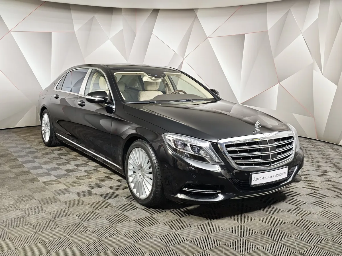 Mercedes-Benz S-Класс S 500 Maybach 9G-TRONIC (455 л.с.) Черный в АВИЛОН. Слайд №3
