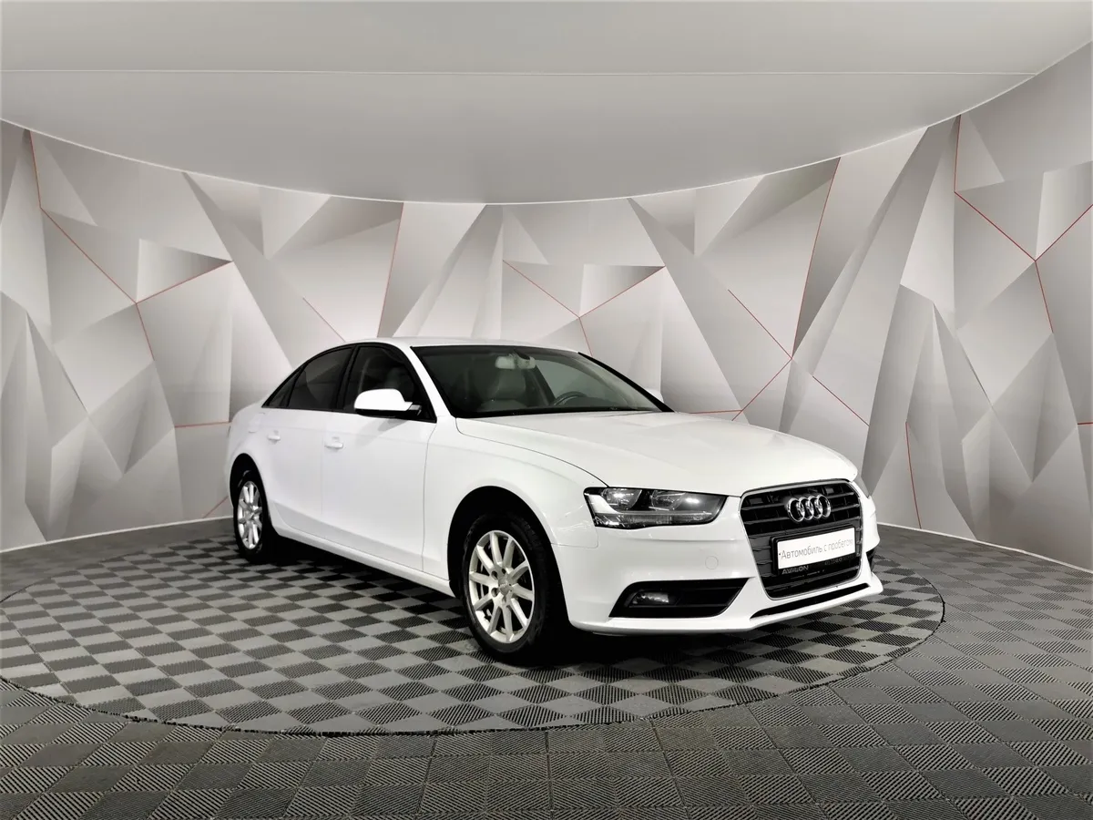 Audi A4 1.8 TFSI multitronic (120 л.с.) Белый в АВИЛОН. Слайд №3