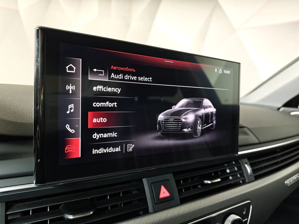 Audi A4 2.0 TFSI S tronic quattro (249 л.с.) Design Синий в АВИЛОН. Слайд №21