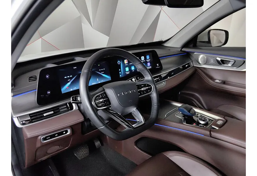 Chery Tiggo 8 Pro Hybrid 1.5T DHT 2WD (235 л.с.) Ultimate Белый в АВИЛОН. Слайд №18