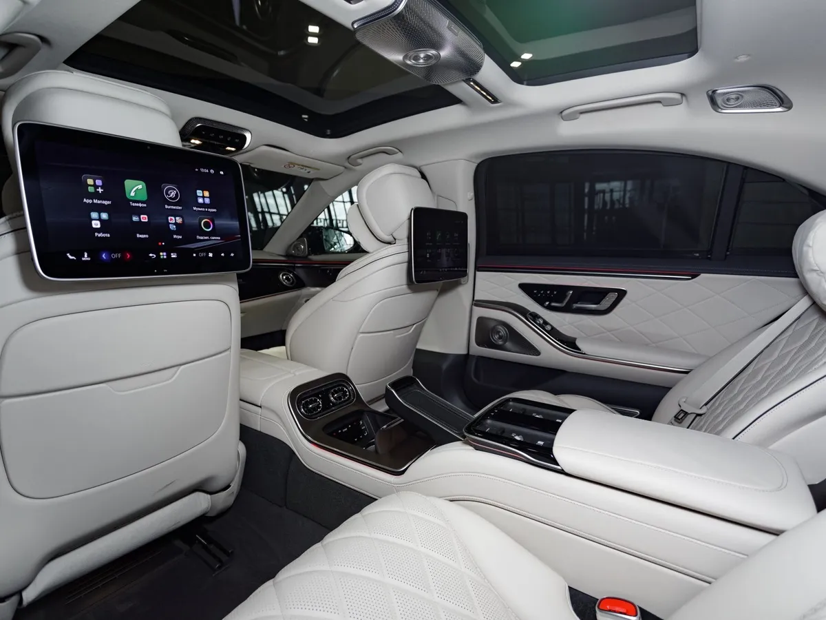 Mercedes-Benz S-Класс S 580 9G-Tronic 4Matic (503 л.с.) Черный в АВИЛОН. Слайд №11