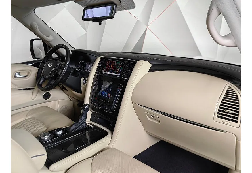 Infiniti QX80 5.6 АТ AWD (405 л.с.) Белый в АВИЛОН. Слайд №13