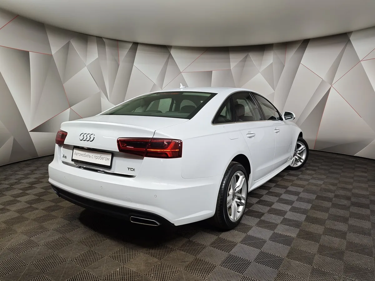 Audi A6 2.0 TDI S tronic (190 л.с.) Advance Белый в АВИЛОН. Слайд №2