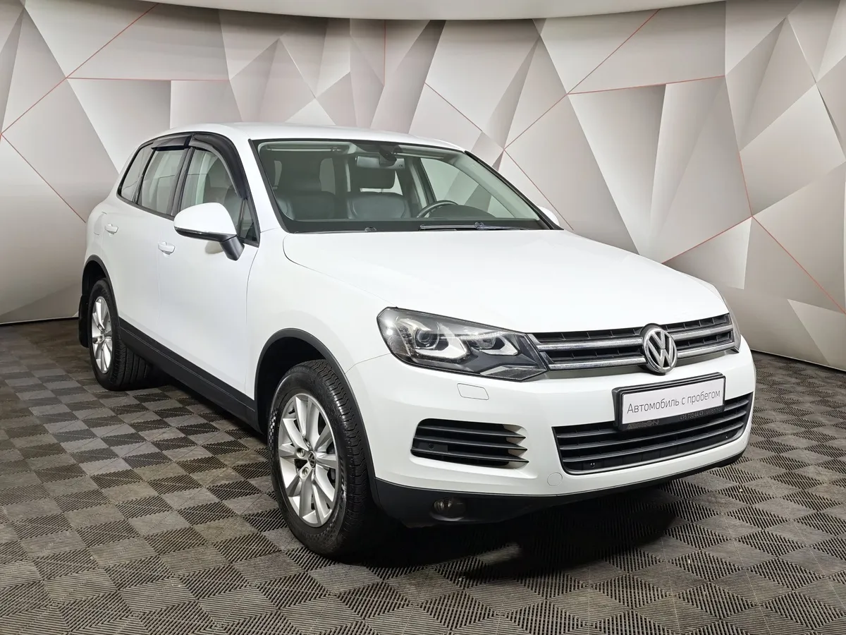 Volkswagen Touareg 3.6 FSI Tiptronic 4Motion (249 л.с.) V6 FSI Белый в АВИЛОН. Слайд №3