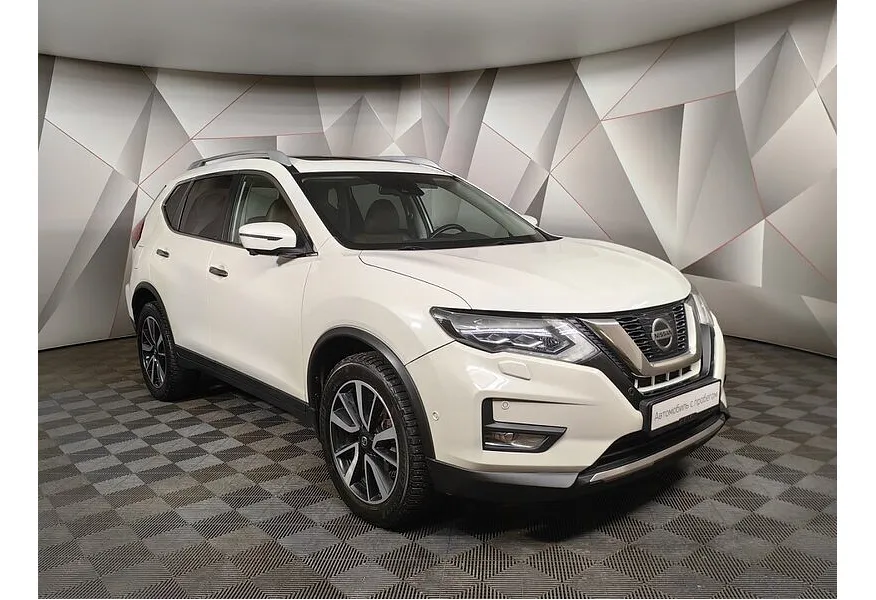 Nissan X-Trail 2.5 CVT AWD (171 л.с.) Белый в АВИЛОН. Слайд №3