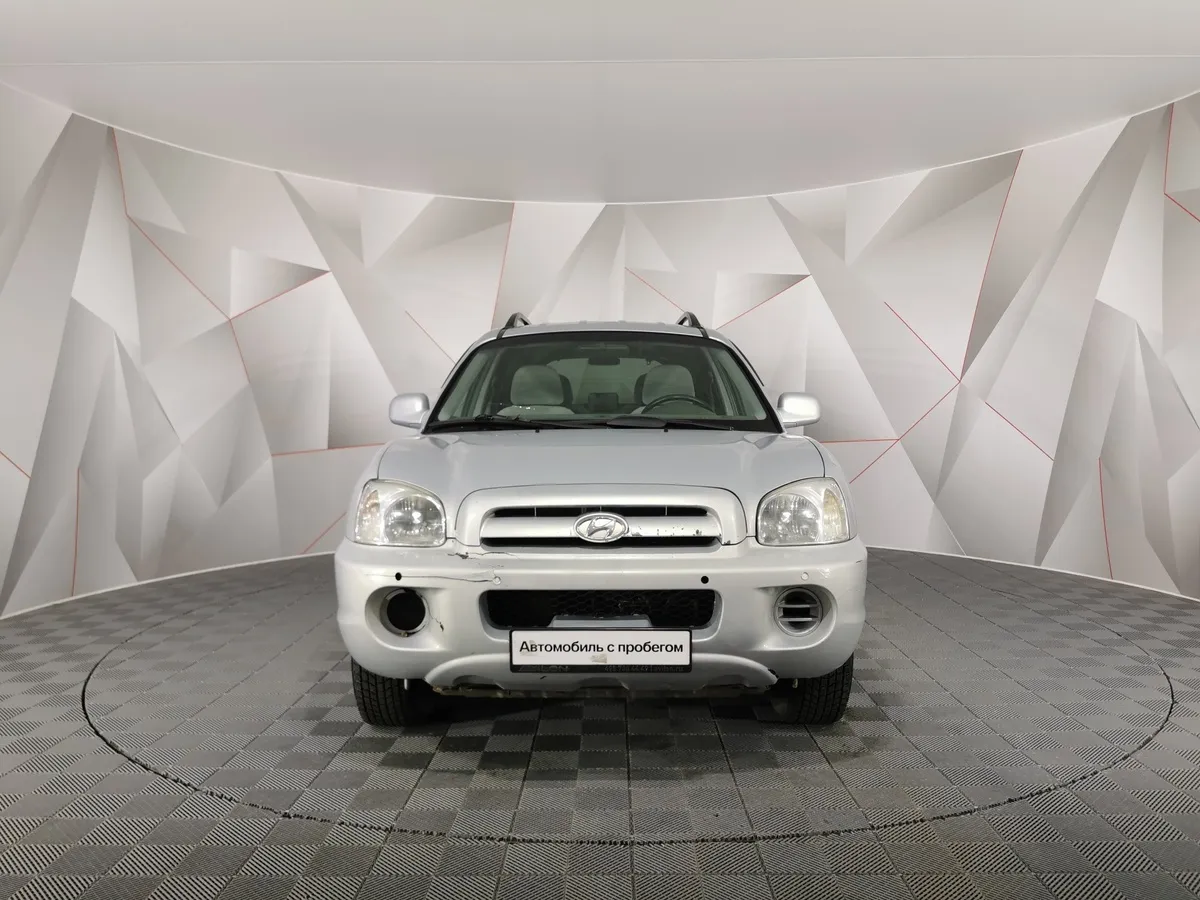 Hyundai Santa Fe 2.7 AT (173 л.с.) Серебристый в АВИЛОН. Слайд №7