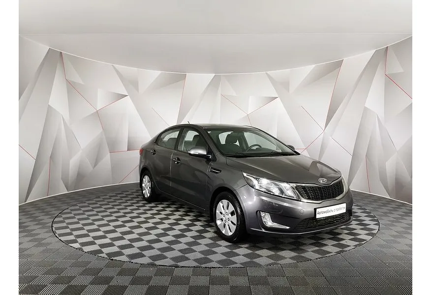 Kia Rio 1.6 AT (123 л.с.) Серый в АВИЛОН. Слайд №3
