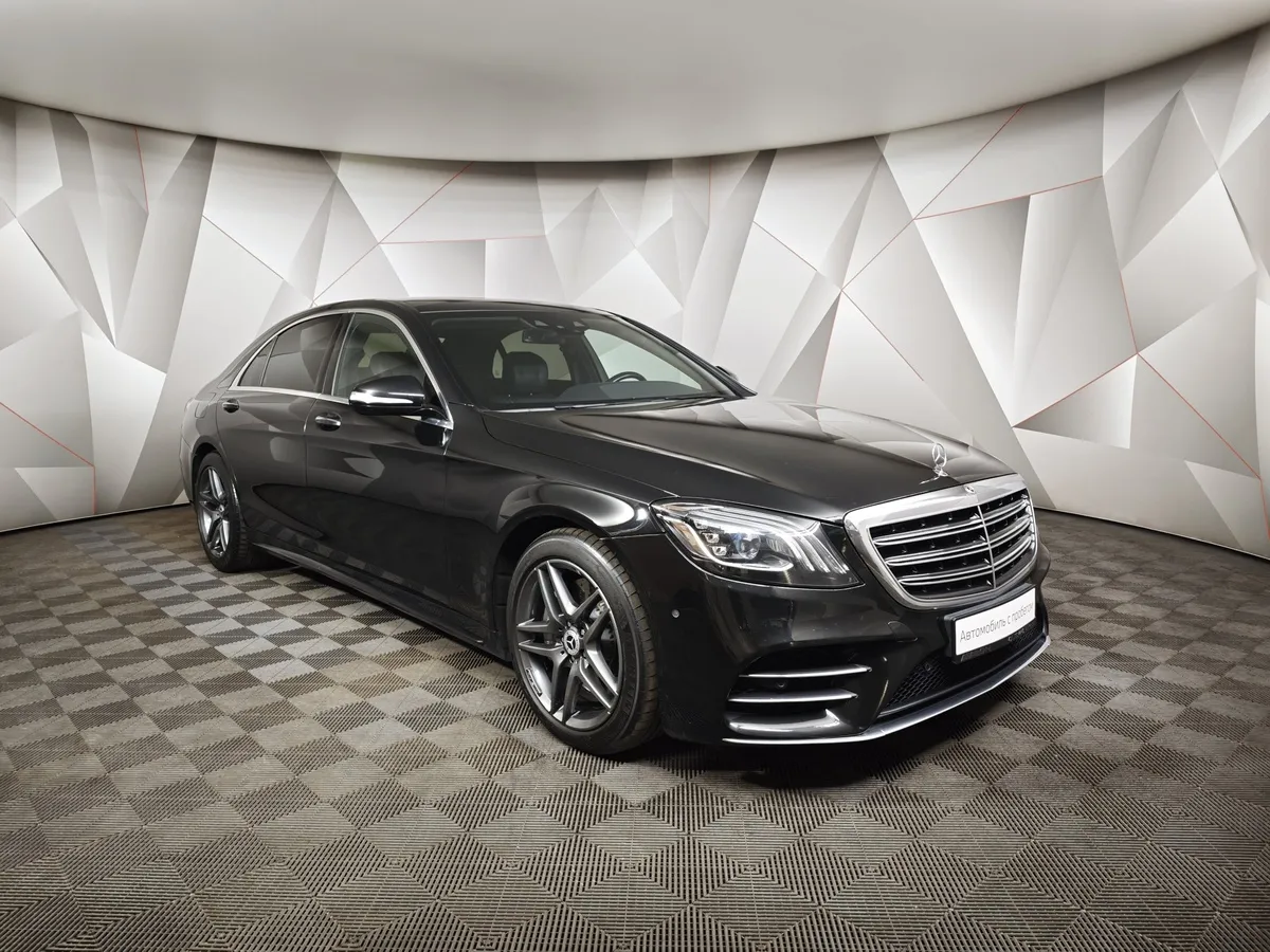 Mercedes-Benz S-Класс S 350 d 9G-Tronic 4Matic длинная база (249 л.с.) Черный в АВИЛОН. Слайд №3