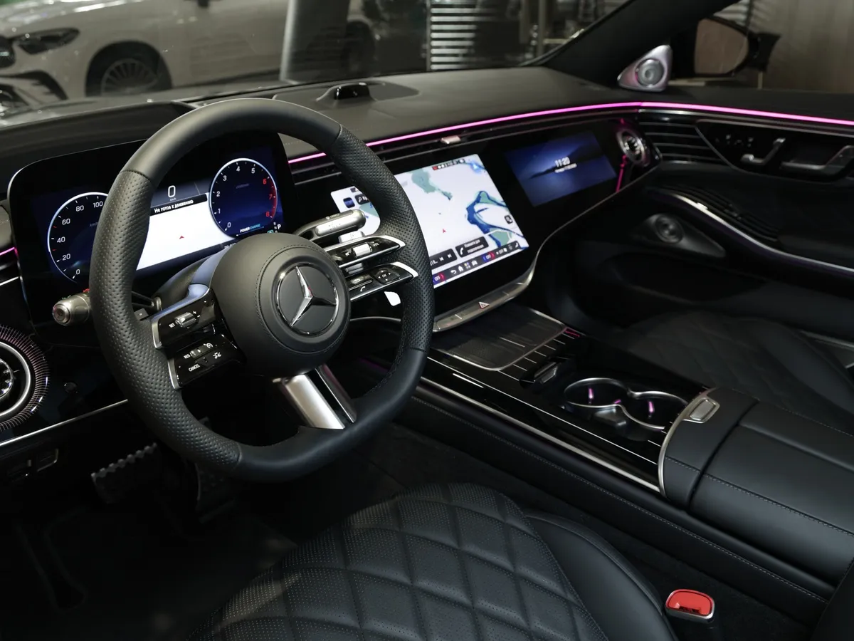 Mercedes-Benz S-Класс S 500 9G-Tronic 4Matic (435 л.с.) Черный в АВИЛОН. Слайд №7