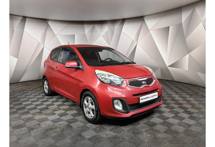 Kia Picanto 1.3 AT (85 л.с.) Красный в АВИЛОН. Слайд №3