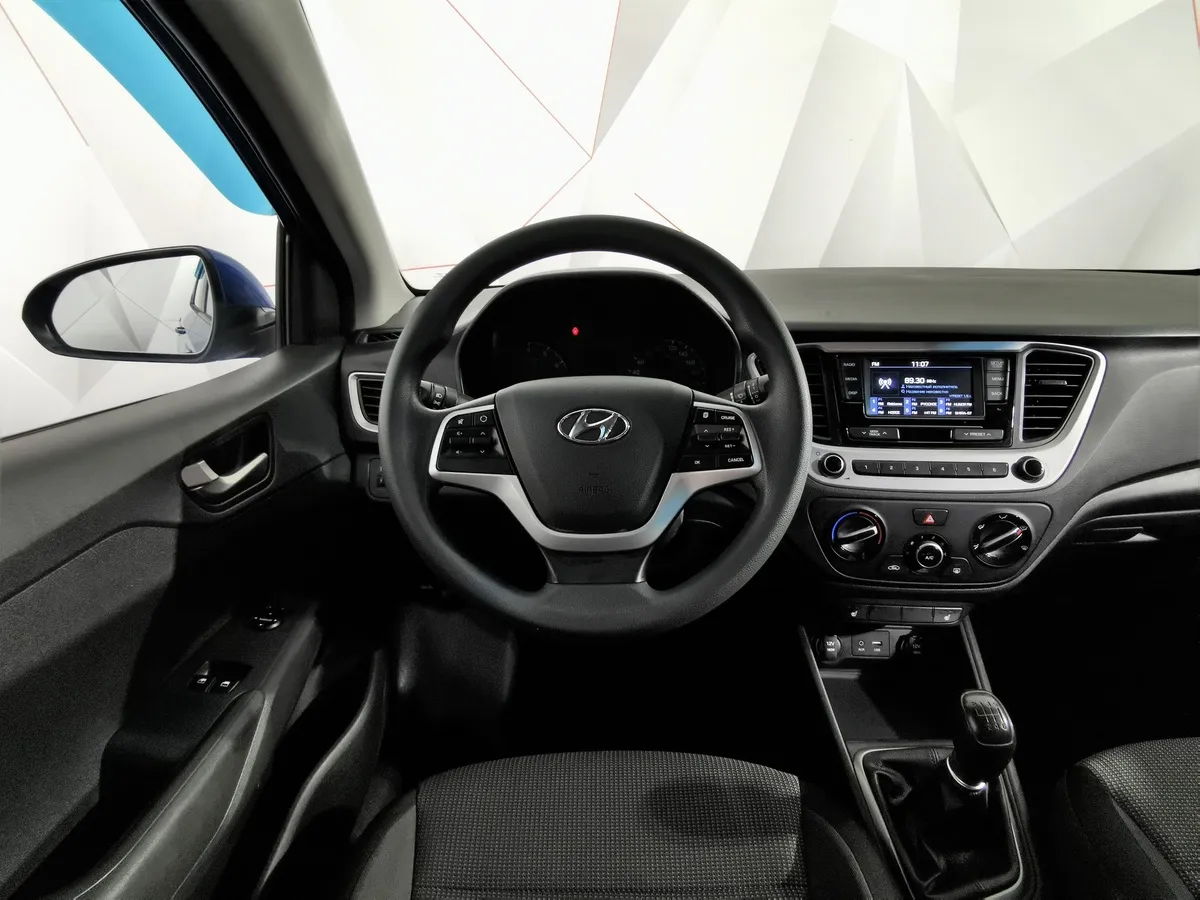 Hyundai Solaris 1.6 MT (123 л.с.) Active Plus Синий в АВИЛОН. Слайд №19