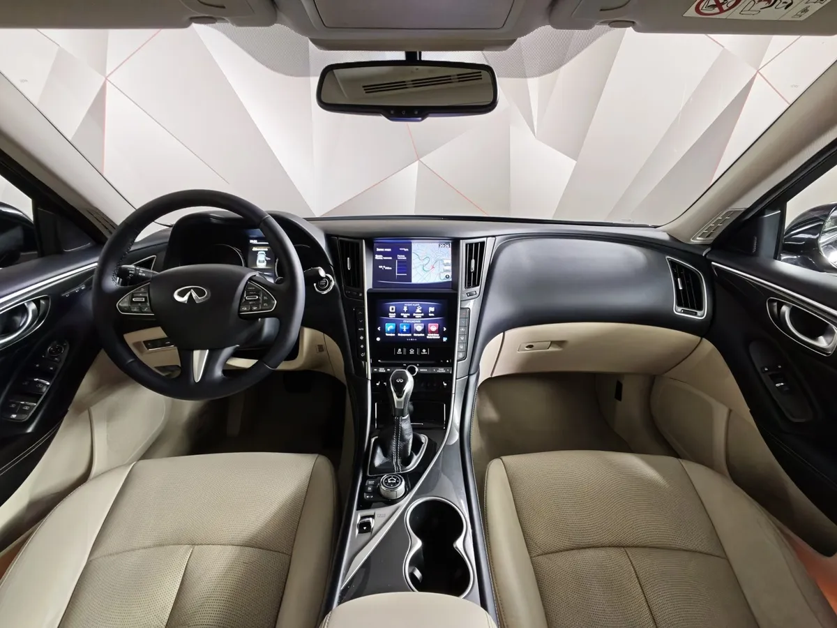 Infiniti Q50 2.0 T AT (211 л.с.) Черный в АВИЛОН. Слайд №13