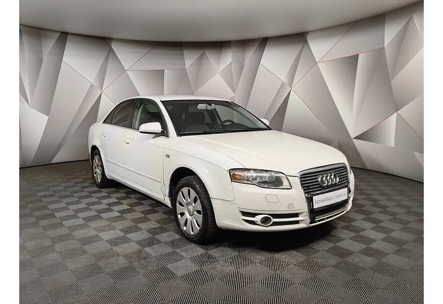 Audi A4 2.0 multitronic (130 л.с.) Белый в АВИЛОН. Слайд №3