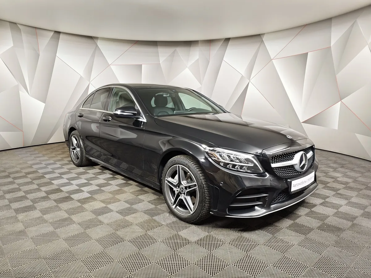 Mercedes-Benz C-Класс C 200 9G-TRONIC 4MATIC (190 л.с.) Sport Черный в АВИЛОН. Слайд №3