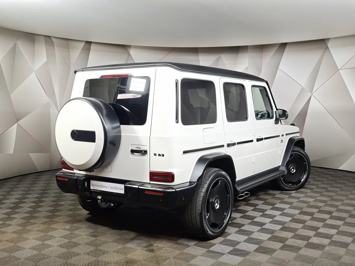 Mercedes-Benz G-Класс G 63 AMG Speedshift 4Matic (585 л.с.) Белый в АВИЛОН. Слайд №2
