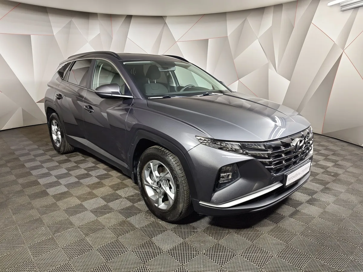 Hyundai Tucson 2.0 (185 л.с.) Diesel-8AT - 4WD Family Серый в АВИЛОН. Слайд №3