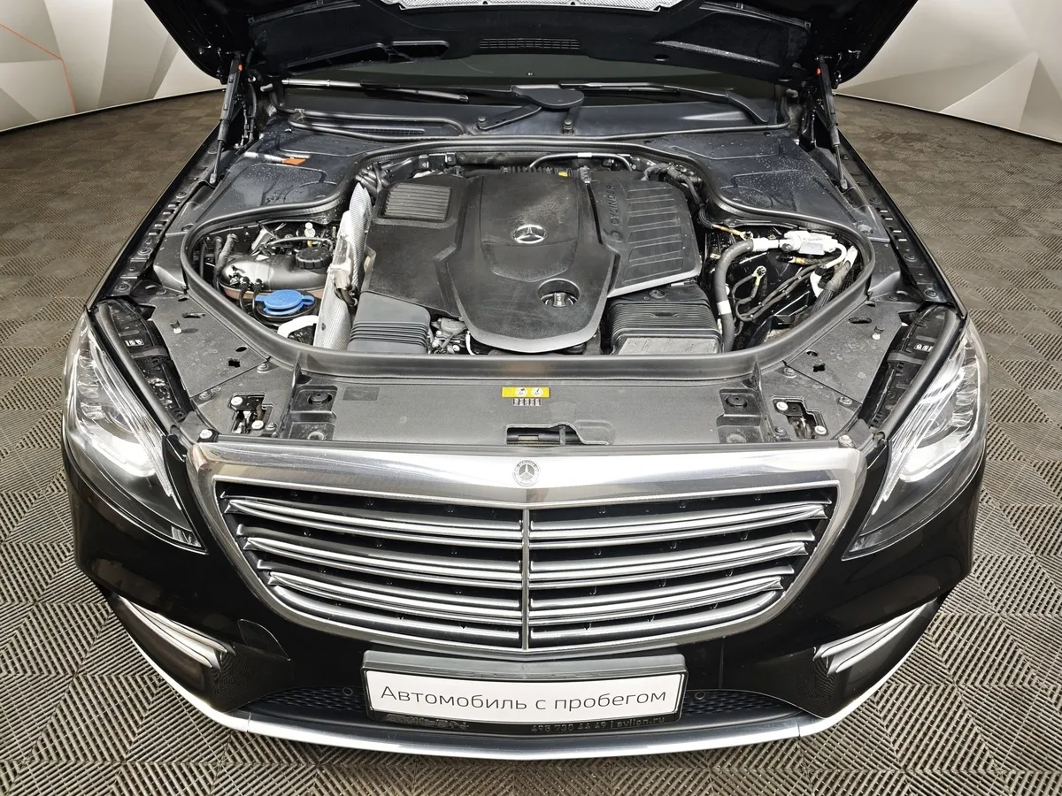 Mercedes-Benz S-Класс S 350 d 9G-Tronic 4Matic длинная база (249 л.с.) Черный в АВИЛОН. Слайд №11