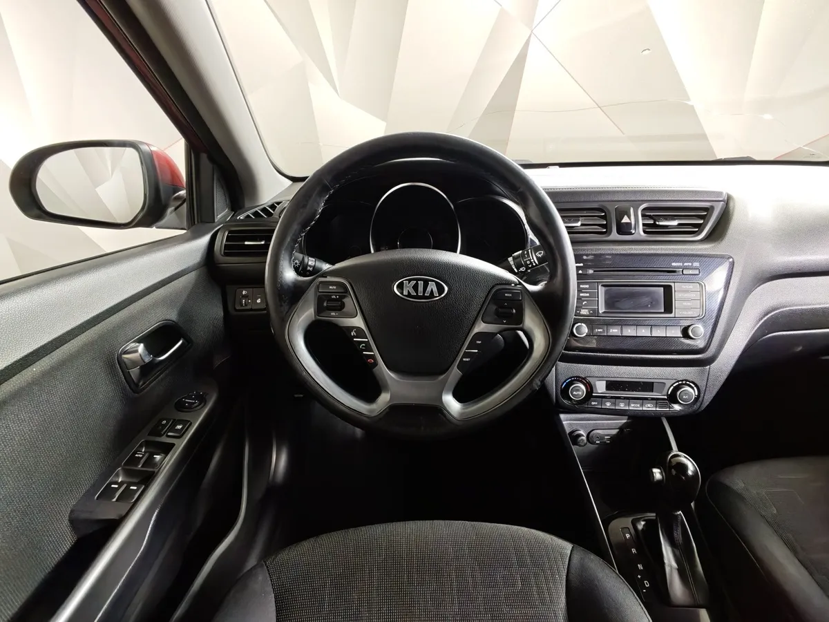 Kia Rio 1.6 AT (123 л.с.) Красный в АВИЛОН. Слайд №19