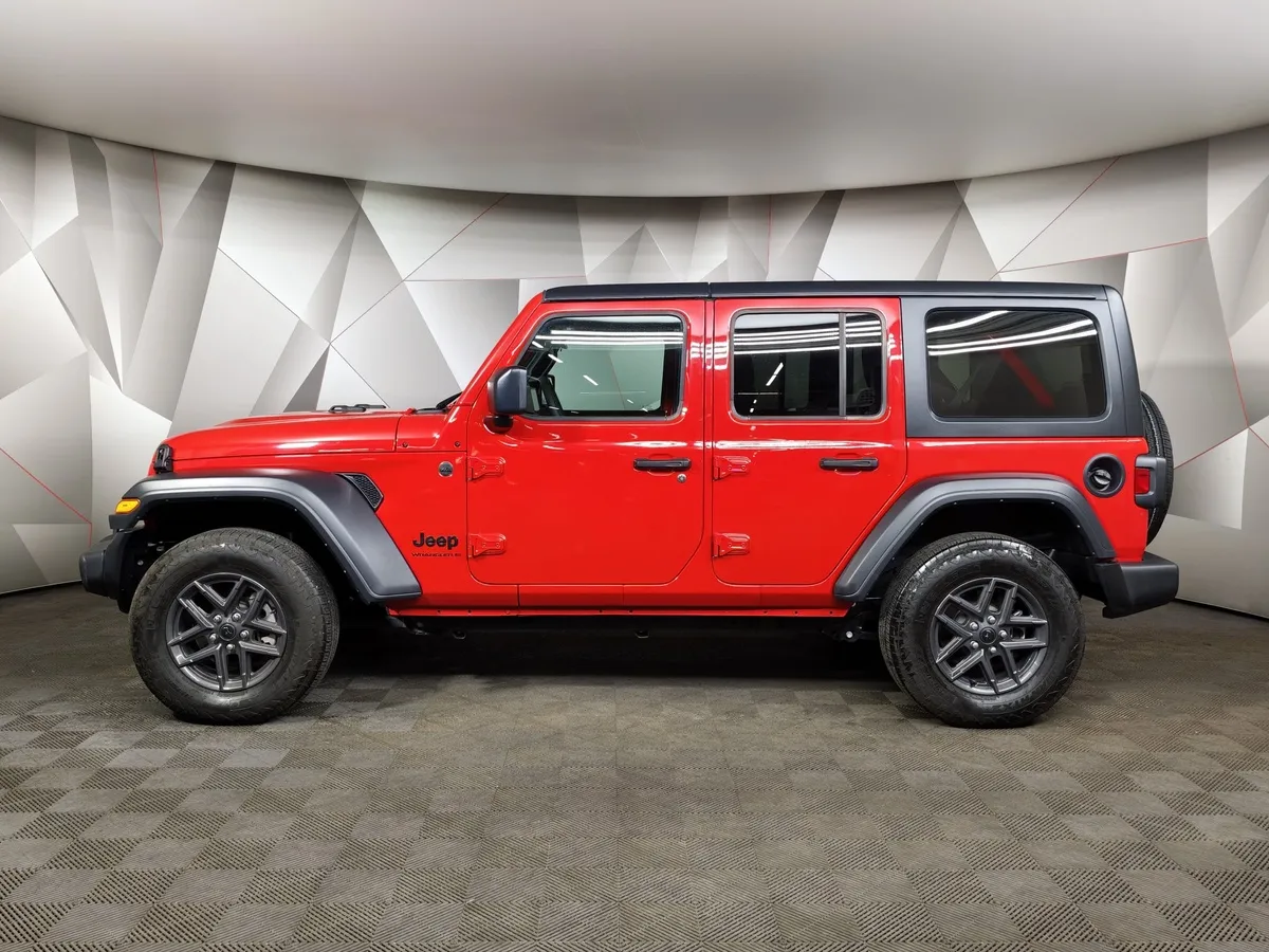 Jeep Wrangler 2.0 AT AWD (272 л.с.) Sport Красный в АВИЛОН. Слайд №5