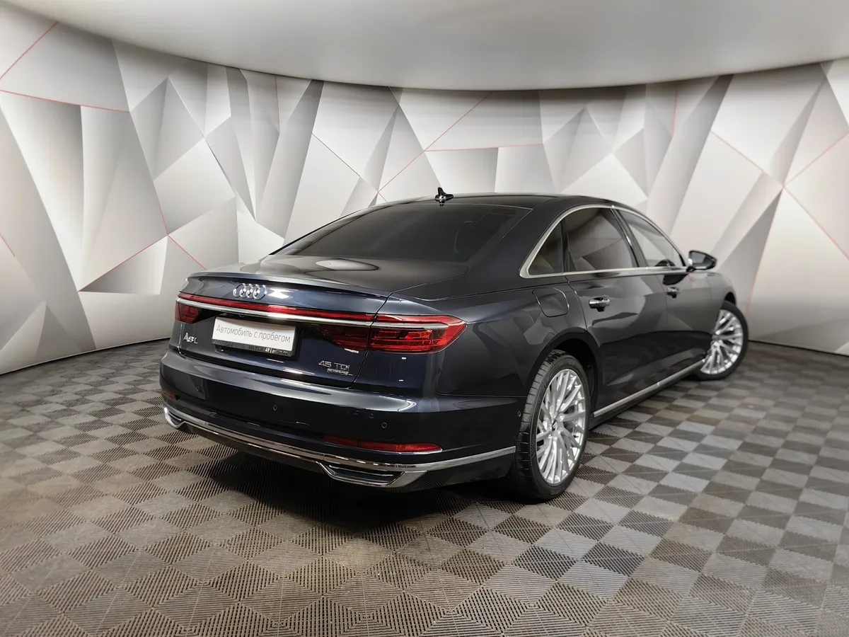 Audi A8 3.0 TDI L tiptronic quattro (249 л.с.) Синий в АВИЛОН. Слайд №2