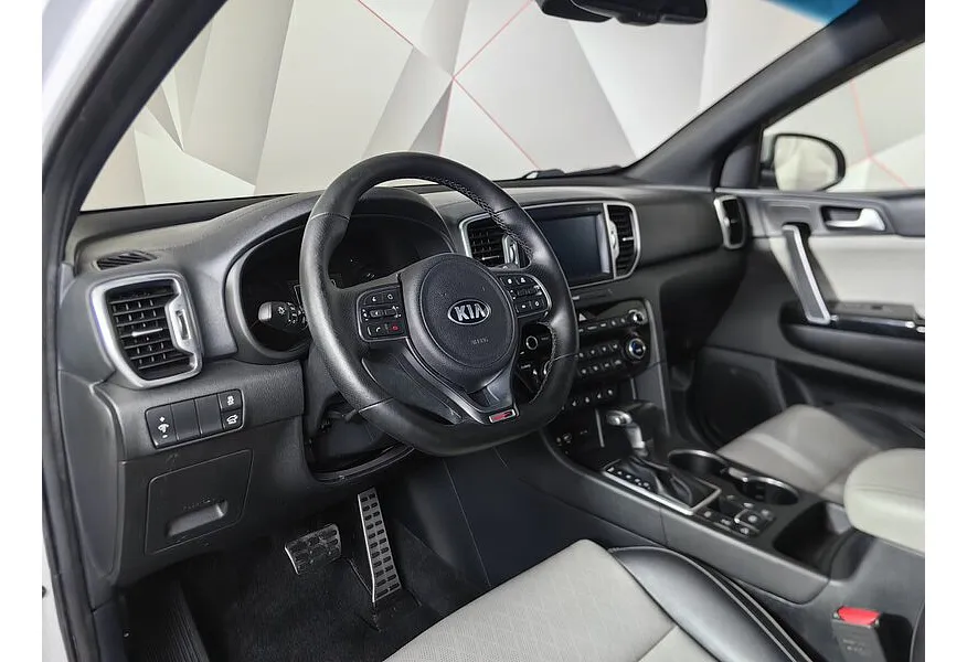 Kia Sportage 1.6 DCT 4WD (177 л.с.) GT Line Белый в АВИЛОН. Слайд №19