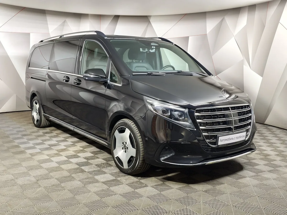 Mercedes-Benz V-Класс V 300 L3 4Motion 9G-Tronic (239 л.с.) Черный в АВИЛОН. Слайд №3