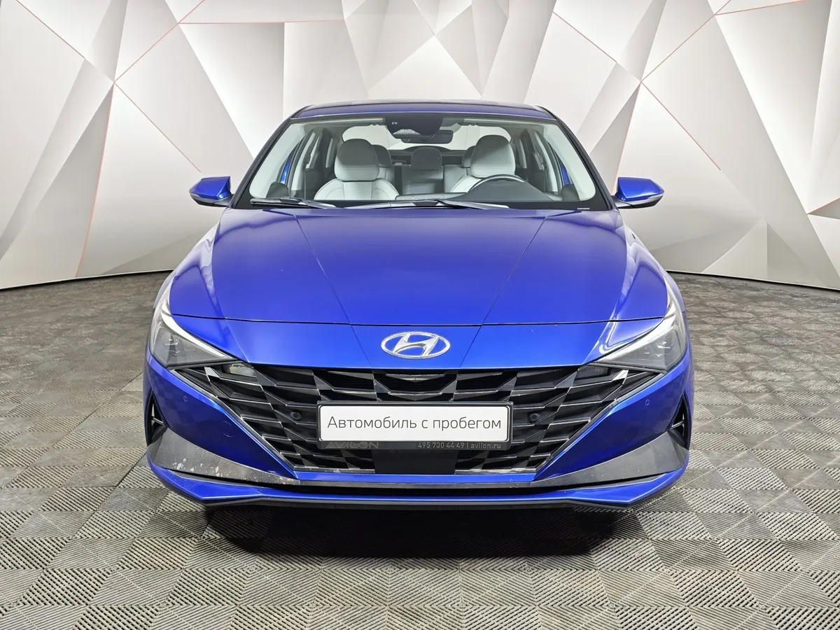 Hyundai Elantra 1.6 AT (128 л.с.) Prestige Синий в АВИЛОН. Слайд №7