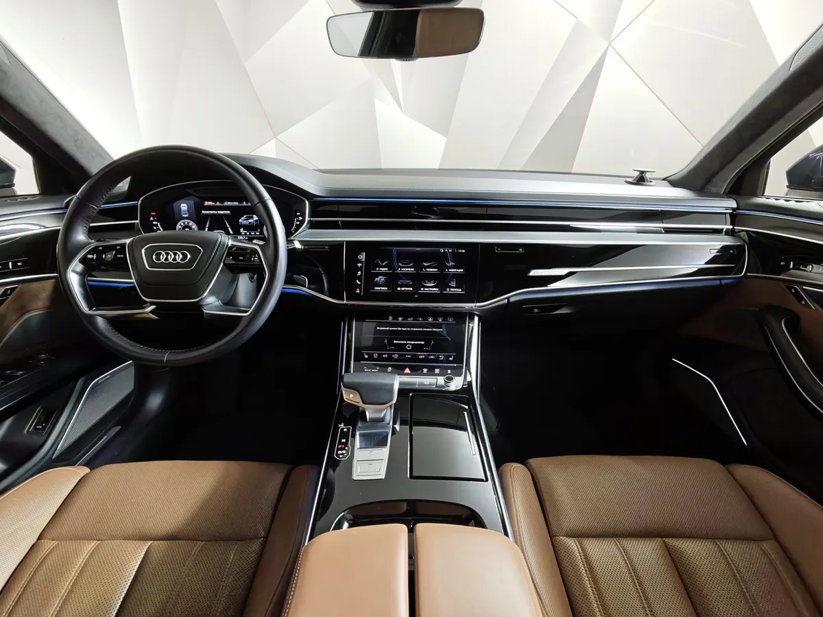 Audi A8 3.0 TFSI L tiptronic quattro (340 л.с.) Серый в АВИЛОН. Слайд №14