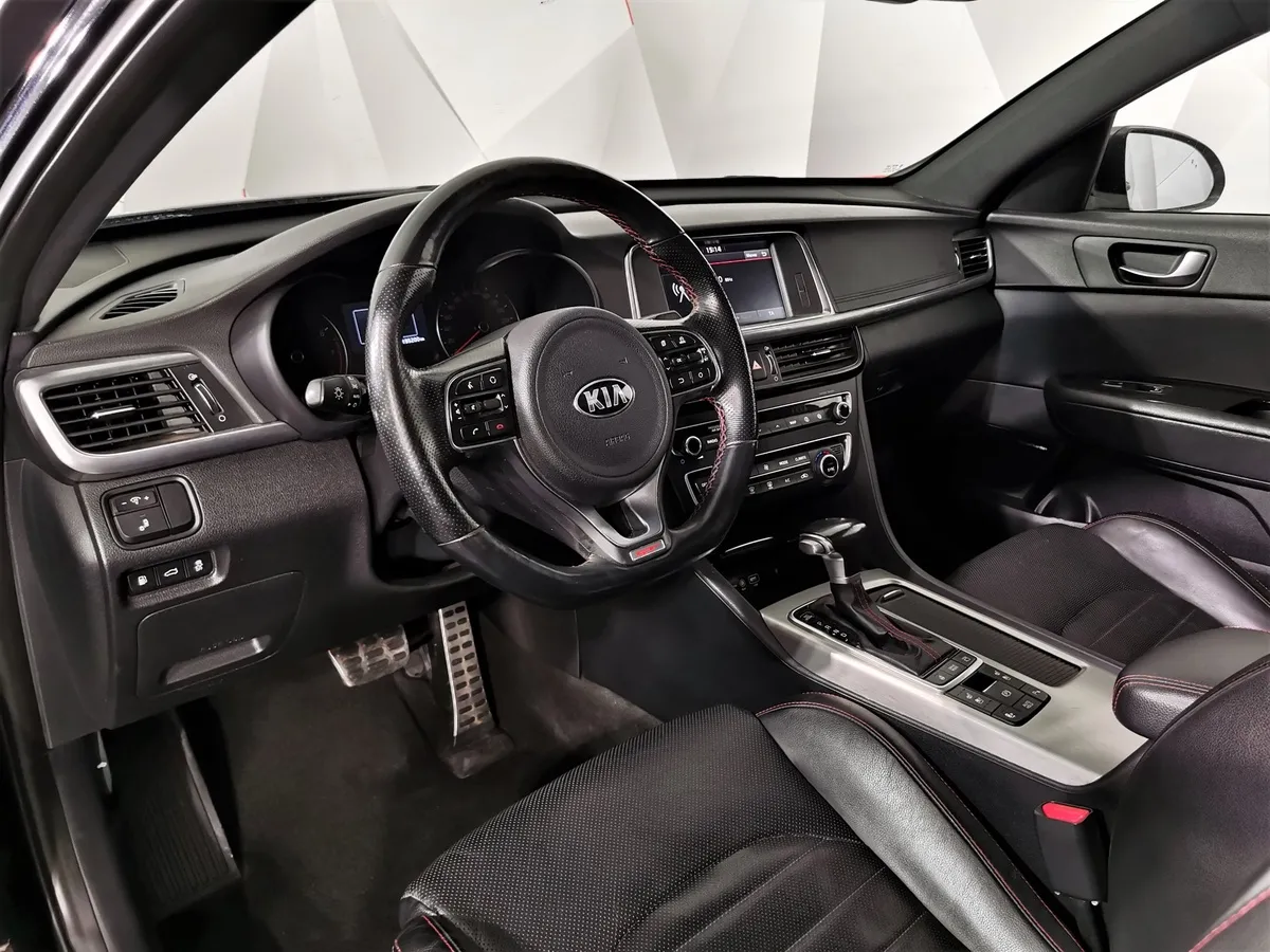Kia Optima 2.0 T AT (245 л.с.) Черный в АВИЛОН. Слайд №18