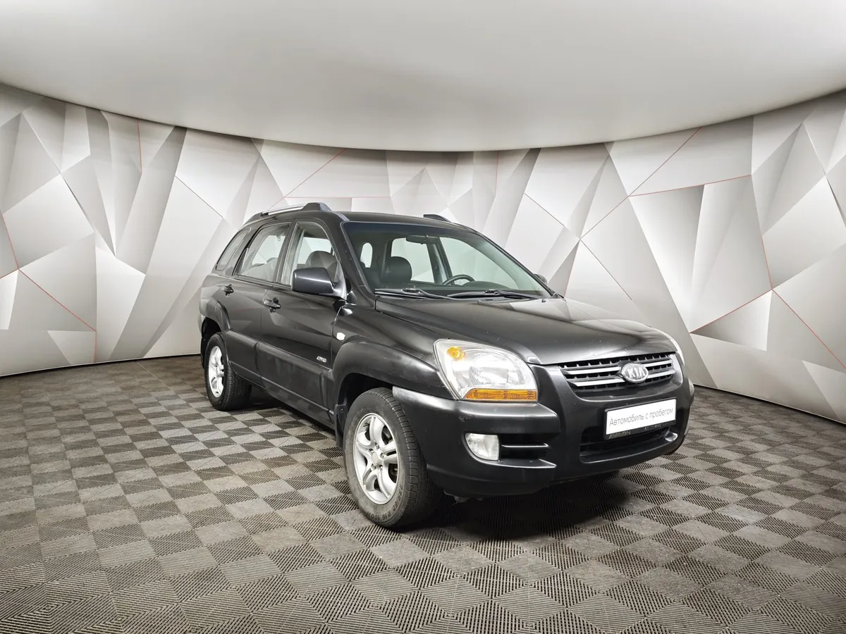 Kia Sportage 2.7 AT (175 л.с.) Черный в АВИЛОН. Слайд №3
