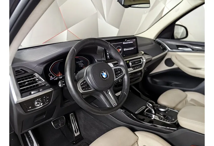 BMW X3 xDrive30d AT (249 л.с.) M Sport Plus Серый в АВИЛОН. Слайд №12