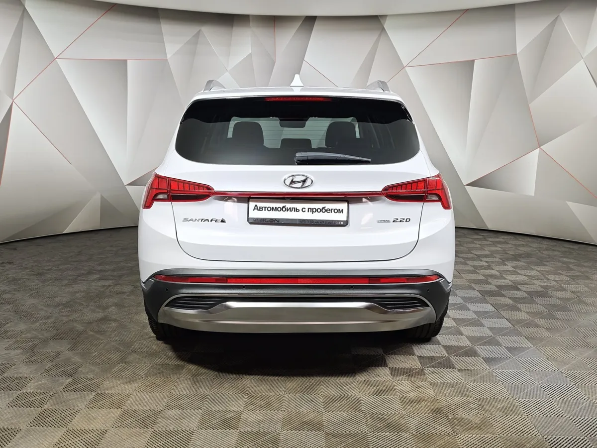 Hyundai Santa Fe 2.2 CRDi AWD 8AT (200 л.с.) High-Tech Белый в АВИЛОН. Слайд №8