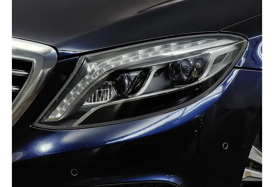 Mercedes-Benz S-Класс S 500 7G-Tronic Plus 4Matic длинная база (455 л.с.) Синий в АВИЛОН. Слайд №10