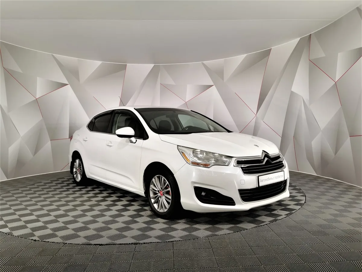 Citroen C4 1.6 THP AT (150 л.с.) Белый в АВИЛОН. Слайд №3